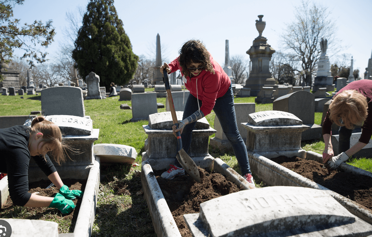 Grave cleaning 2